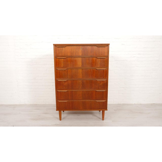 Vintage Danish Chest of Drawers in Teak For Sale - Image 17 of 17