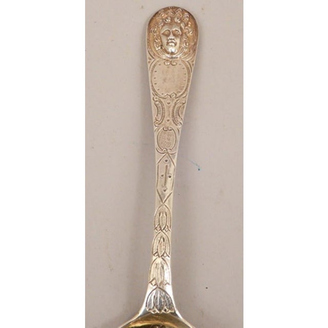 Metal Period Louis XVI Sterling Table Spoon, Paris, 1789 For Sale - Image 7 of 12