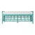 Wood Luna Bench - Turquoise For Sale - Image 7 of 7