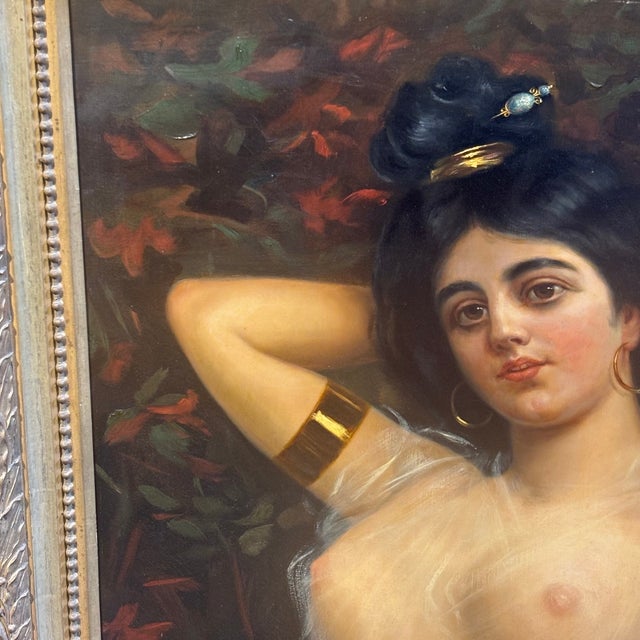 1900 - 1909 Basel, Nude Odalisque, 1906, Paint, Framed For Sale - Image 5 of 14