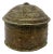 Early 20th Century Asante Forowa Chased Brass Box Ghana For Sale