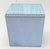 Vintage White Wicker 2-Drawer Nightstand With Glass Top For Sale - Image 10 of 10