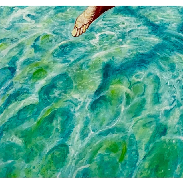 Anastasia Gklava, Floating Weightlessly, 2021, Oil on Canvas For Sale - Image 7 of 10