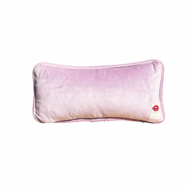 Velvet "Love You" Custom Made Pillow, Original For Sale - Image 4 of 4