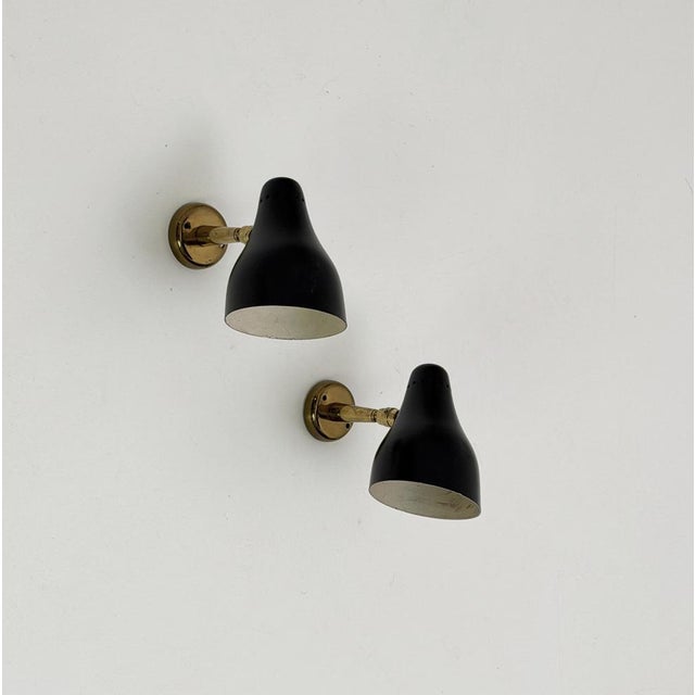 Vintage Wall Lamps, 1950s, Set of 2 For Sale - Image 4 of 5