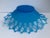 Royal Blue Vintage Westmoreland Doric Lace Blue Satin Glass Oval Centerpiece Bowl For Sale - Image 8 of 9
