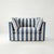 Not Yet Made - Made To Order Sophie Conran Coco Loveseat - Sea Holly Blue Wide Stripes with Knife Edge Cushion For Sale - Image 5 of 5