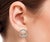 Chanel Silver CC Crystal Round Piercing Earrings *Marked 22 *Made in Italy -It is approximately 0.75" x 0.75". -In a good...
