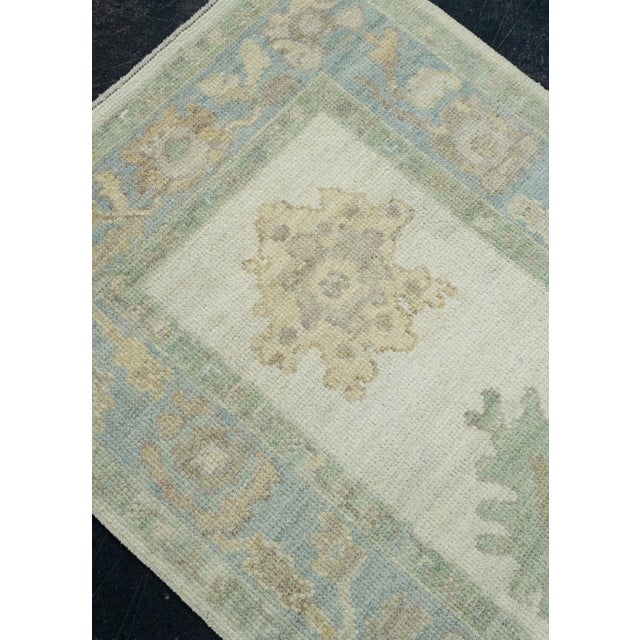Early 21st Century Turkish Oushak Runner Rug 2'9" x 6'8" #17525 For Sale - Image 5 of 8