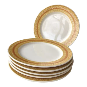 1970's Japanese Maruto Royal M "Santa Cruz" Salad Plates- Set of 6