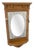 Vintage Mirror with Hangers and Shelf, 1965 For Sale