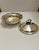 Elevate your holiday table or next dinner party with this striking vintage silverplated footed covered vegetable serving...