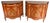 French Empire Marquetry Inlay Cabinets, Set of 2 For Sale