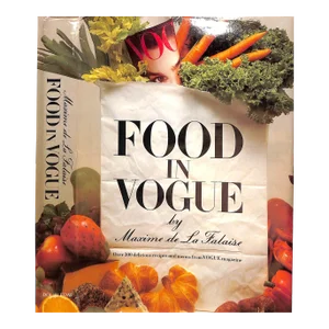 "Food in Vogue" 1980 by De La Falaise, Maxime Book