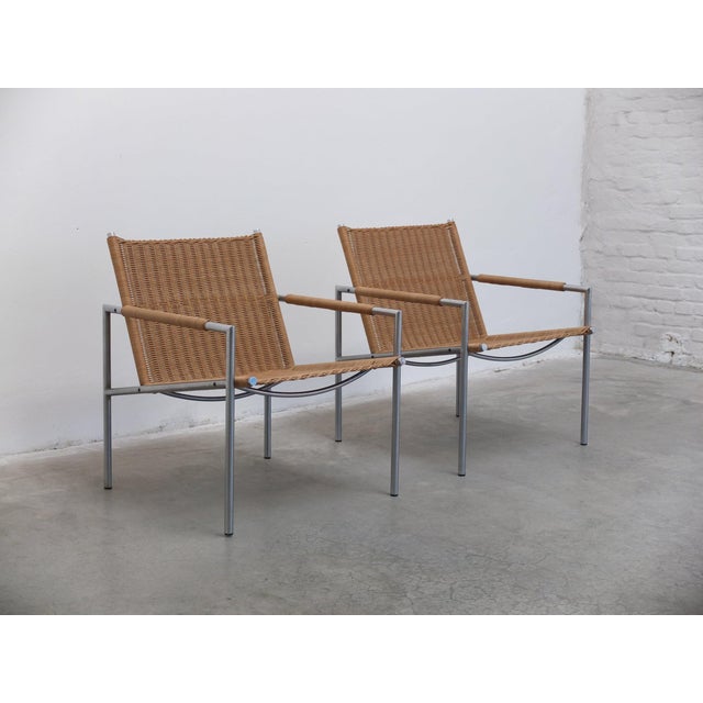Martin Visser SZ01 Lounge Chairs by Martin Visser for ‘t Spectrum, 1960, Set of 2 For Sale - Image 4 of 18