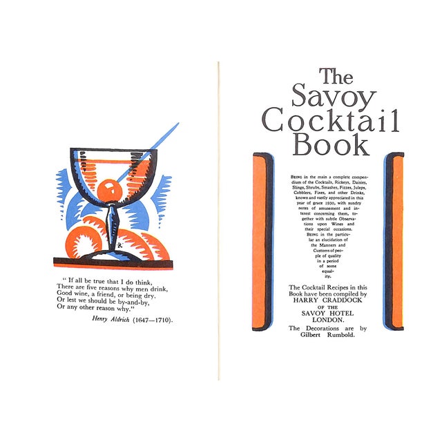 "The Savoy Cocktail Book" 1976 Craddock, Harry For Sale - Image 10 of 12
