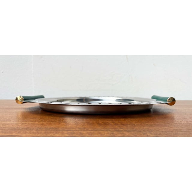 Postmodern Metal Tray from Inoxbeck, Italy, 1980s For Sale - Image 6 of 18