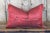 Red Peacock Sage Lumbar Pillow For Sale - Image 4 of 4