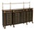 Theodore Alexander Regency Style Black & Gold Sideboard For Sale