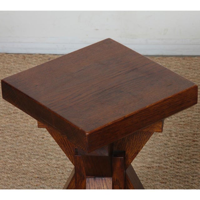 French Oak Stools, 1960, Set of 2 For Sale - Image 3 of 7