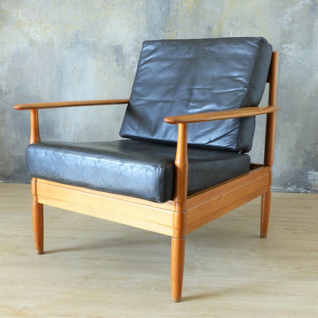 Mid-Century Armchair by Grete Jalk for France & Son, 1950s For Sale - Image 16 of 16