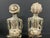 Pair of African Tribal Art Benin Bronze Royal Statue For Sale - Image 9 of 11