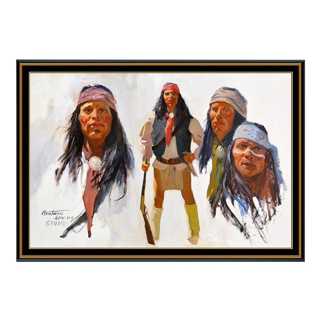 Early 20th Century Apache Studies, Carl Hantman For Sale