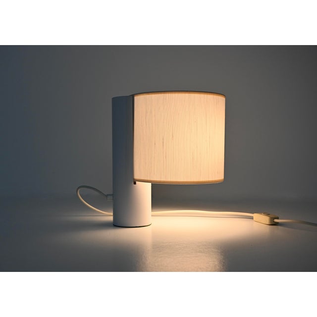 White Fluette Table Lamps attributed to Giuliana Gramigna for Quattrifolio, 1970s For Sale - Image 8 of 14