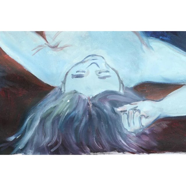 Mae Alice Engron, Indiana (1933-2007), Reclined Nude, Oil on ...