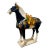 Large Tang Style Blue Polychrome Horse Statue For Sale