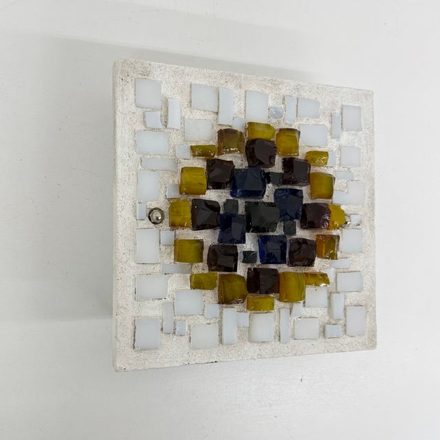 Brutalist Wall Lamp Glass in Resin, Germany, 1970s, Set of 2 For Sale - Image 14 of 18