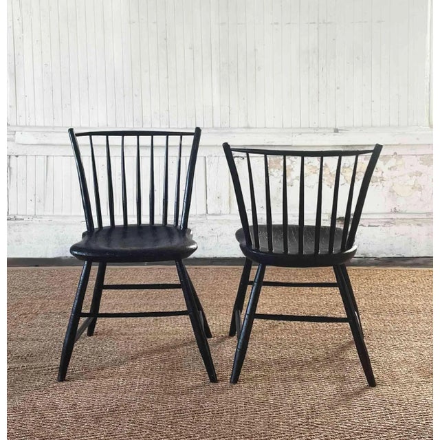 Windsor Chairs Antique - A Pair For Sale - Image 4 of 6