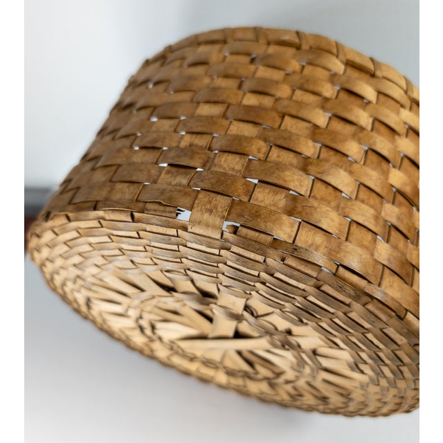 19th or 20th Century Ash Splint Shaker Handled Basket For Sale - Image 12 of 12