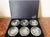 Vintage Crystal Coasters from Val Saint Lambert, 1970s, Set of 6 For Sale - Image 3 of 11