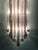 Chrome 21st Century Maestoso Murano Triedri Glass Rod Sconce by Fabio LTD For Sale - Image 8 of 10