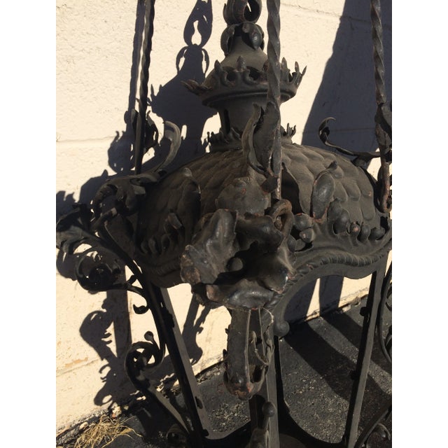 18th Century 18th Century Large French Tower Entry Light For Sale - Image 5 of 8