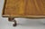 Wood Vintage French Provincial Style Low Oak & Walnut Square Side Table For Sale - Image 7 of 9