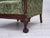 Danish Armchair in Green Velour and Carved Oak, 1950s For Sale - Image 6 of 18