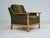 Danish Lounge Chair in Green Wool and Oak Wood, 1970s For Sale - Image 18 of 18