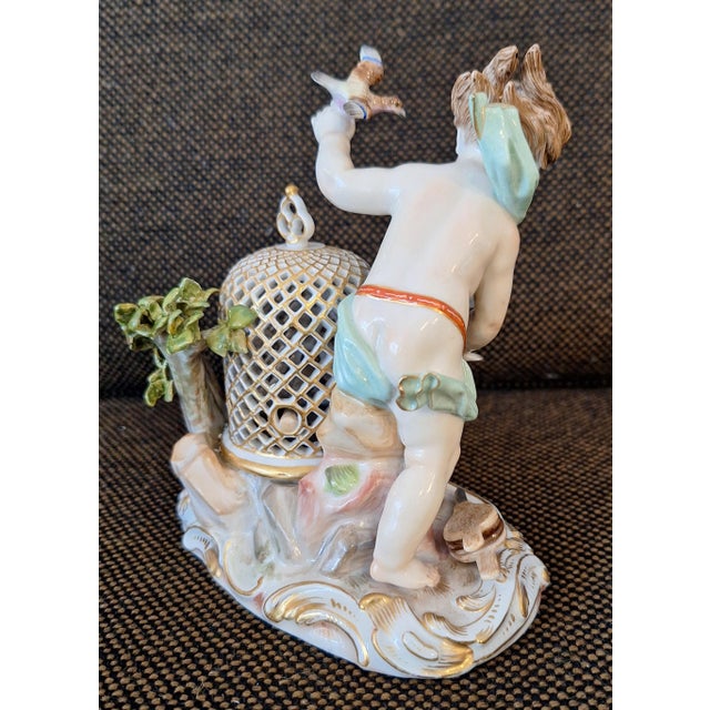 Antique Porcelain Figure from Meissen, 1890s For Sale - Image 4 of 9