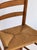 American 1900s Antique Ladder Back Chair With Woven Seat For Sale - Image 3 of 4