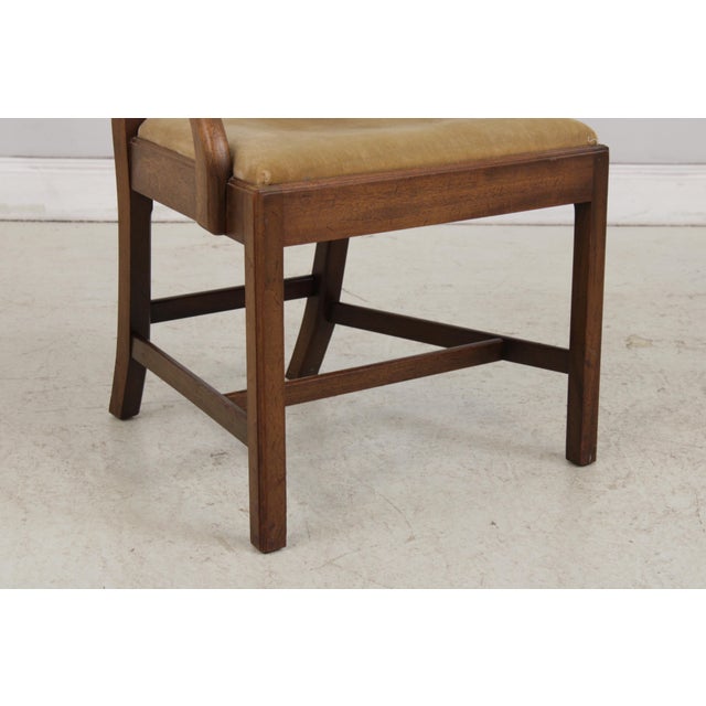 Set of 6 Biggs Mahogany Armchairs For Sale - Image 9 of 18