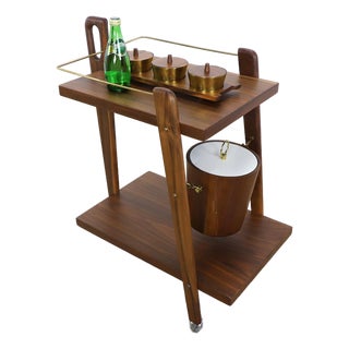 1970s Mexican Midcentury Serving Cart For Sale