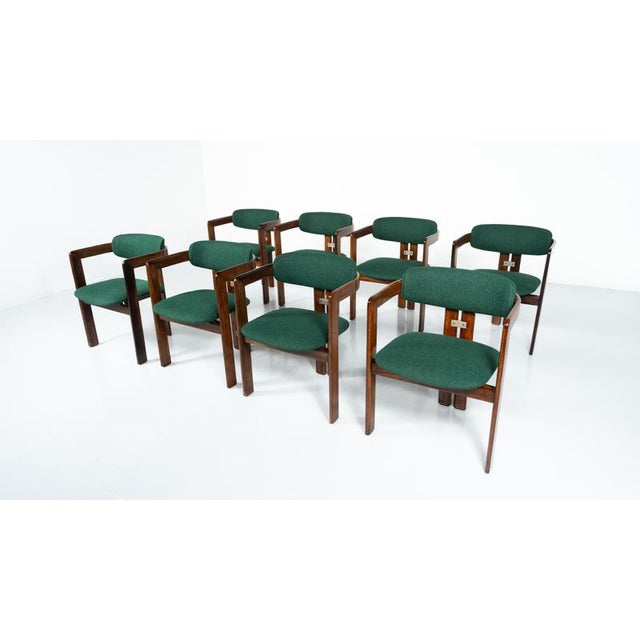 Pamplona Armchairs by Augusto Savini for Pozzi, Italy, 1960s, Set of 8 For Sale - Image 15 of 18
