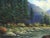 Realism Mid Century Idaho Pack River Landscape Painting by Laura Lindberg For Sale - Image 3 of 7