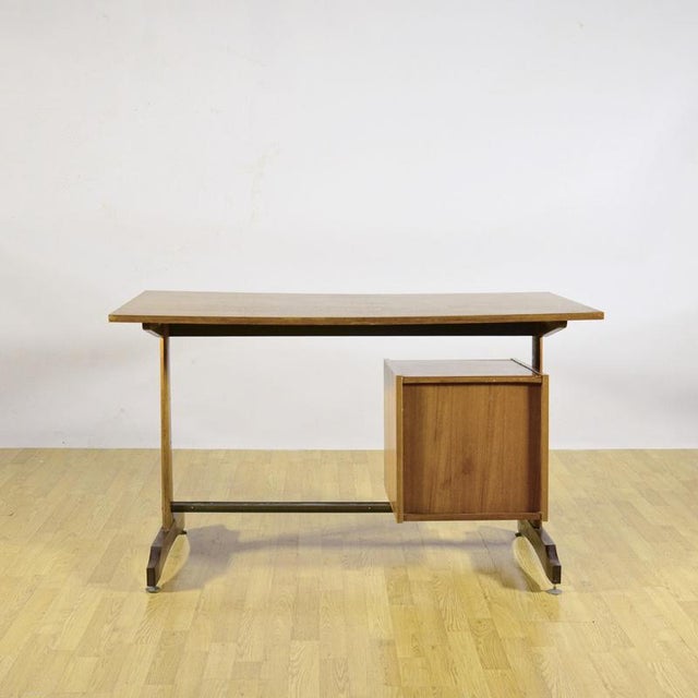 Nordic Teak Desk with Drawers, 1970s For Sale - Image 4 of 18