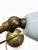Metal Vintage Italian Brass and Powder Blue Aluminum Table Lamps from Stilnovo, 1950s, Set of 2 For Sale - Image 7 of 9