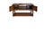 Wood 1980s Spanish Revival Hand-Gouged Wood Media Console Credenza With Shelf For Sale - Image 7 of 11