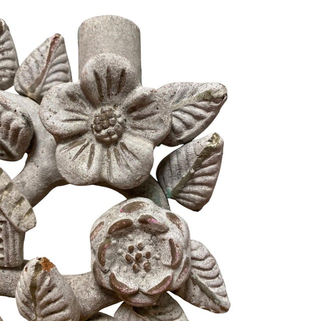 Vintage Mexican Pottery Tree of Life Candelabra Árbol De La Vida For Sale In San Francisco - Image 6 of 14