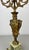 Antique French Brass and Marble 5-Arm Candelabra For Sale - Image 11 of 12